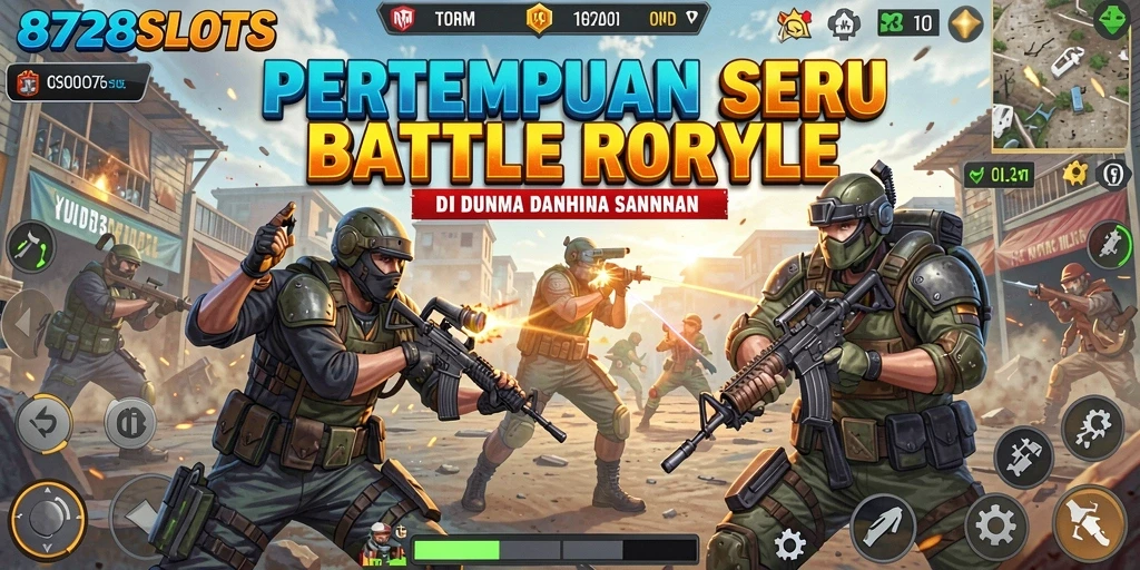 Gameplay mendebarkan pertempuran di 8728SLOTS.