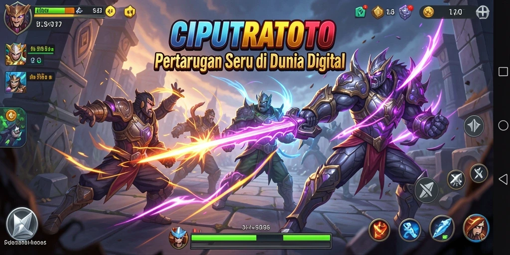 Tampilan gameplay <strong>CIPUTRATOTO</strong> yang penuh aksi dan seru.