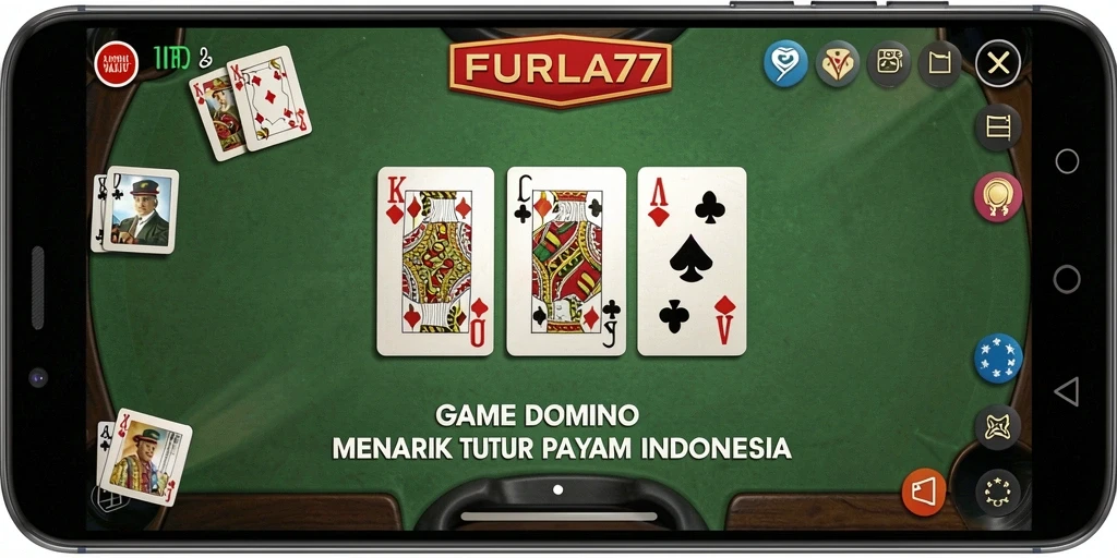 Tampilan gameplay FURLA77 yang menarik dengan elemen Domino.