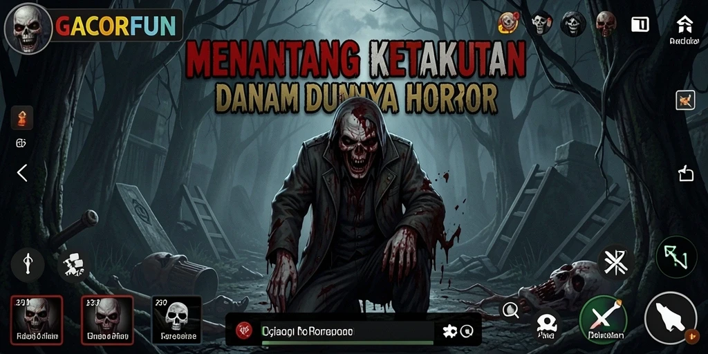 Tangkapan layar GACORFUN menampilkan suasana gameplay yang mencekam dan penuh ketegangan.
