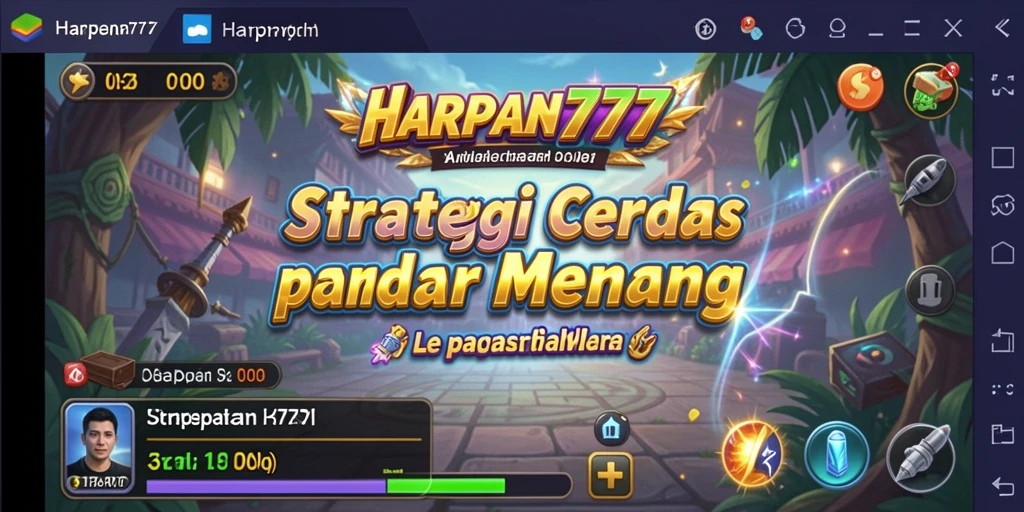 Tampilan gameplay seru di HARAPAN777 dengan strategi yang mendebarkan.