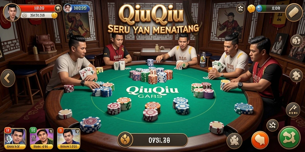 Tangkapan layar gameplay QiuQiu yang menegangkan dan seru.