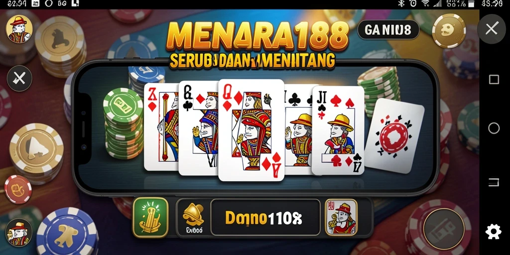 Tampilan gameplay seru dalam MENARA188 yang memukau.