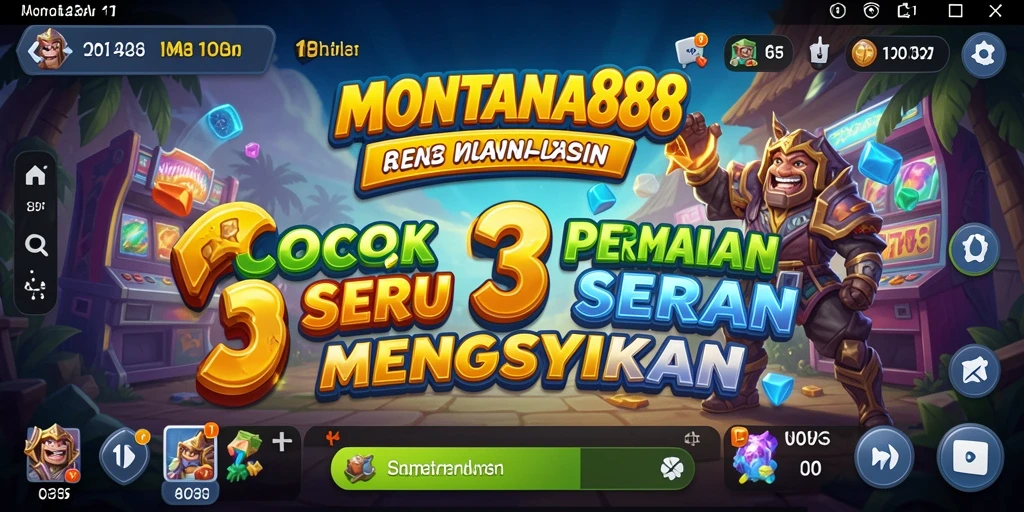 Tangkapan layar MONTANA88 menunjukkan momen mendebarkan dalam gameplay Match-3.