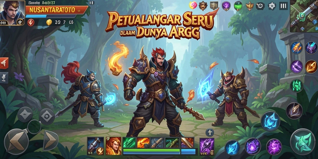 Tampilan gameplay seru di dunia penuh petualangan ARPG.