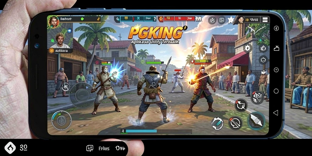 Tampilan PGKING yang intuitif dan mudah digunakan.