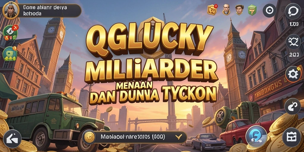 Screenshot utama QGLUCKY menampilkan gameplay Tycoon yang seru dan menarik.
