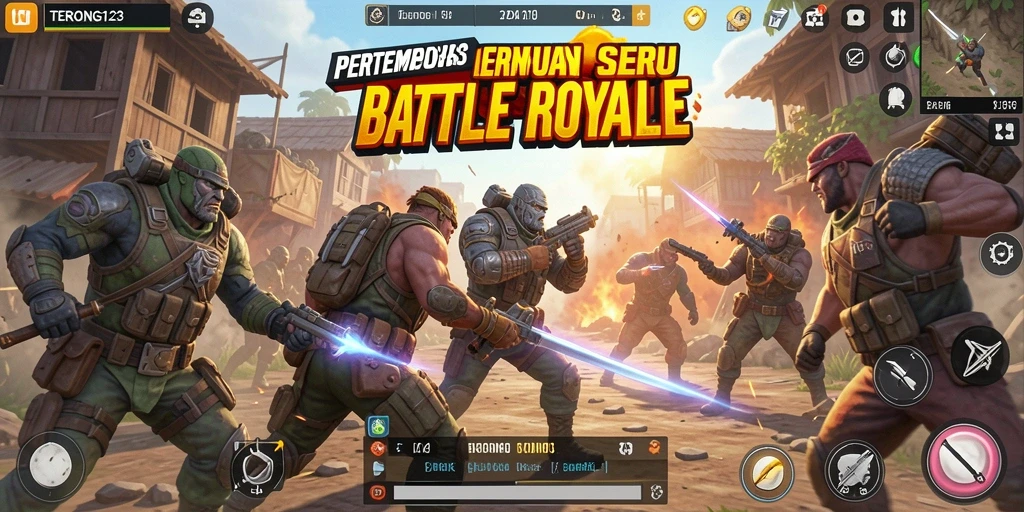 Tampilkan aksi mendebarkan dalam pertempuran Battle Royale.