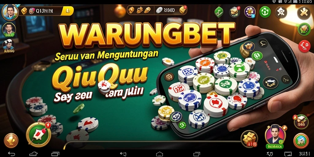 Tampilan gameplay seru di WARUNGBET dengan suasana QiuQiu.