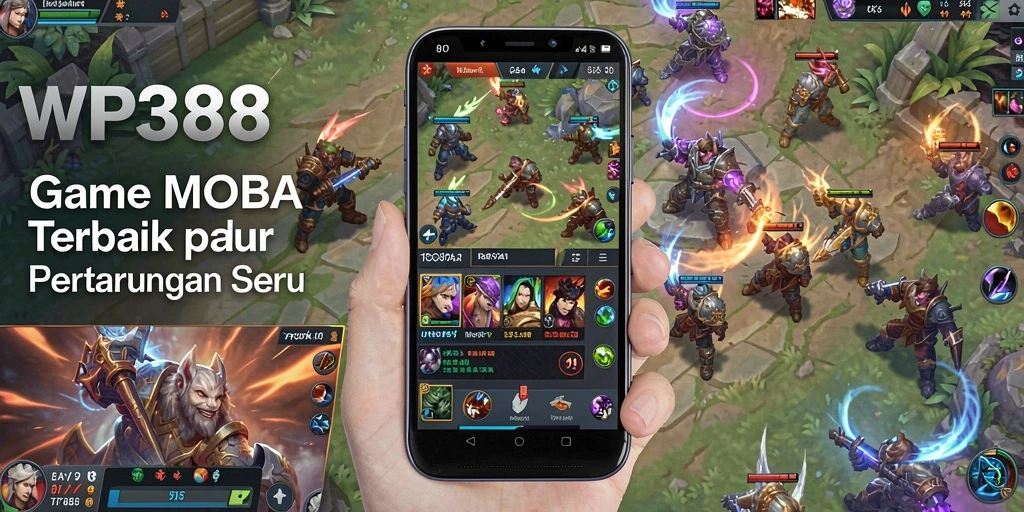 Screenshot gameplay menampilkan pertarungan seru di WP888.